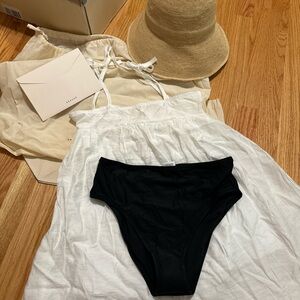 JCrew black High Rise Bikini Bottom